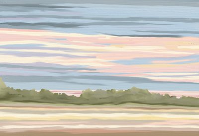 Gelassener Pastellhorizont von Jenna Alheit