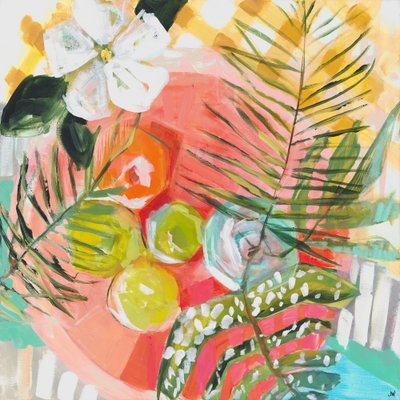 Tropische Tischdekoration von Jenny Westenhofer