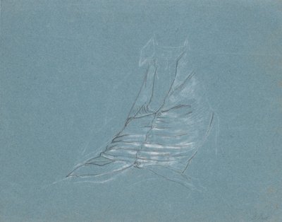 Herrenweste aus Seide, Studie zum Porträt von Jean-Alphonse Turrettini von Jens Juel