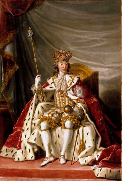 Porträt von König Christian VII. von Dänemark, 1789 von Jens Juel