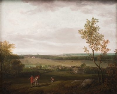 Blick auf das Land bei Jægerspris von Jens Juel