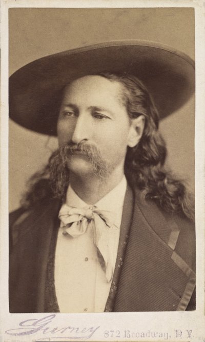 Wild Bill Hickok, veröffentlicht 1873 (Foto) von Jeremiah Gurney