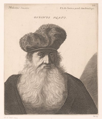 Porträt von Platon von Jerôme David (attributed to)