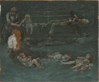 Parkbank bei Nacht von Jerome Myers
