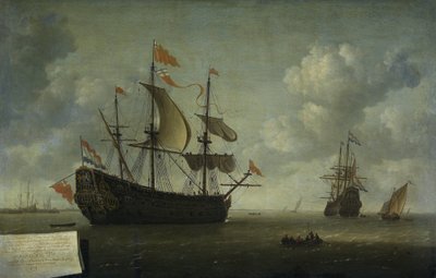 Die Ankunft der Royal Charles von Jeronymus van Diest (II)