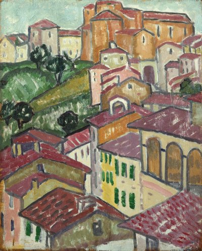 Ein sienesisches Dorf von Jessica Stewart Dismorr