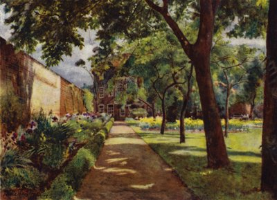 Hogarth House, Blick auf Haus und Garten von Jessie MacGregor