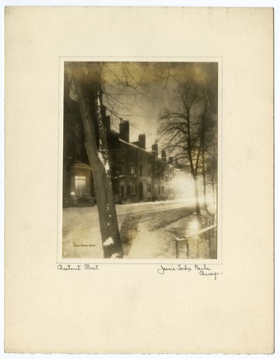 Chestnut Street, Boston, USA, ca. 1902-10 von Jessie Tarbox Beals