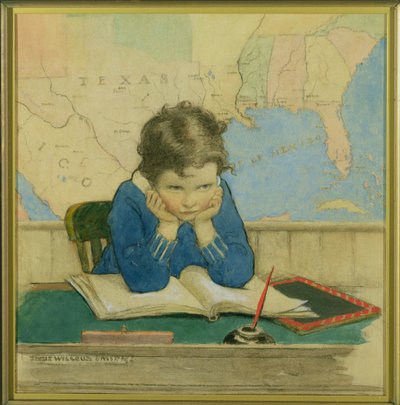 Titelillustration für Good Housekeeping Magazin, Oktober 1928 von Jessie Willcox Smith