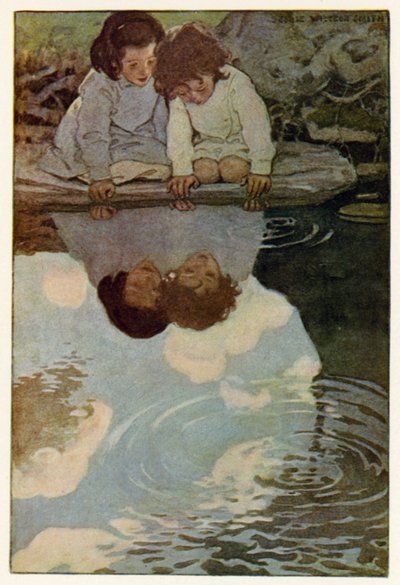 Spiegel-Fluss von Jessie Willcox Smith