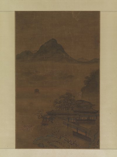 Palastpavillons im Frühlingsnebel von Jiang Yuan
