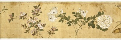 Hundert Blumen, frühes 17. Jahrhundert (Detail) von Jiayan Chen