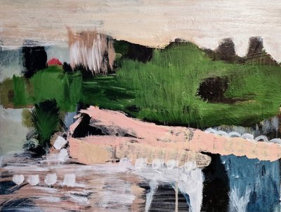 Abstrakte ruhige Landschaft von Joackim Schou Dahle