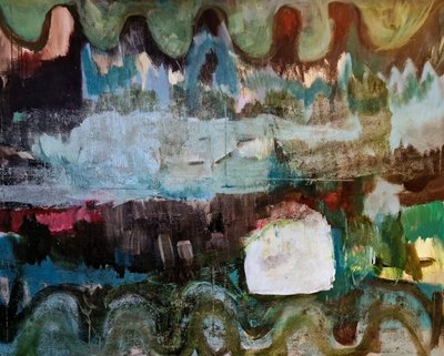 Lebendige abstrakte Landschaft von Joackim Schou Dahle