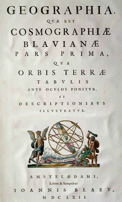 Atlas Maior, sive cosmografphiae Blaviana, Atlas von Joan Blaeu (1596-1673) von Joan Blaeu