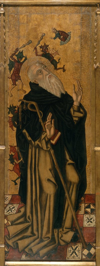 Der heilige Antonius der Abt von Dämonen gequält von Joan Desí