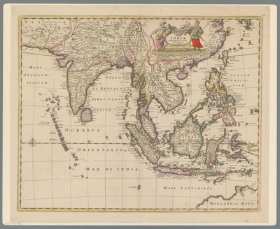 Karte von Indonesien von Joannes L
