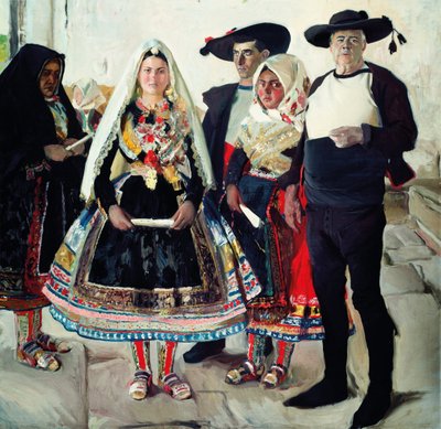 Typische Lagarteraner oder Lagarteraner Braut von Joaquín Sorolla