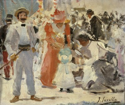 Auf der Messe; En la Feria von Joaquín Sorolla