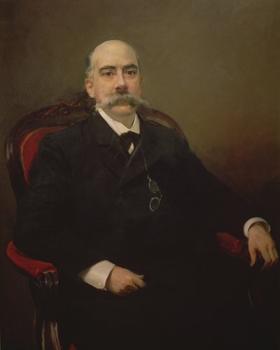 Porträt von Emilio Castelar y Ripoll, spanischer Staatsmann, Redner und Schriftsteller von Joaquin Sorolla y Bastida
