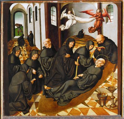 Tod des Heiligen Bernhard von Clairvaux von Joerg the Elder Breu