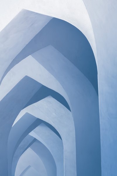 Fließende Blaue Bögen von Joeri Hendriks