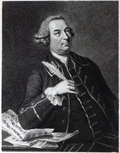 Porträt von John Christopher Smith (1712-95), Musiker und Amanuensis von Händel von Johan Joseph Zoffany