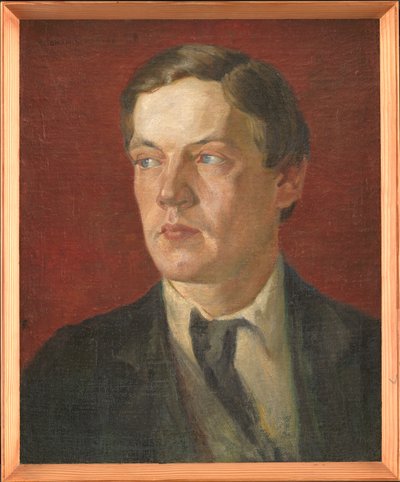 Porträt des schwedischen Malers Gustaf Wolmar von Johan Rohde