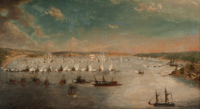 Die Schlacht von Fredrikshamn am Mai 1790, 1791 von Johan Tietrich Schoultz