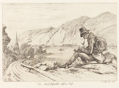 Der Landschaftsmaler auf der Reise von Johann Adam Klein