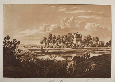 Ansicht des Schlosses Hummelstein bei Nürnberg von Johann Adam Klein