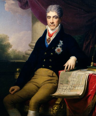 Porträt von Andrey Razumovsky Kirillovich (1752-1836), russischer Diplomat, Botschafter des Zaren in Wien; ca.1810 von Johann Baptist II Lampi