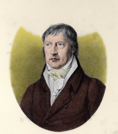 Porträt von Georg Wilhelm Friedrich Hegel (1770-1831), deutscher Philosoph von Johann Christian (after) Xeller