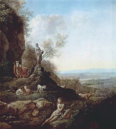 Italienische Landschaft von Johann Christian Klengel
