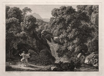 Heroische Landschaft: Der Satyr und die Nymphe von Johann Christian Reinhart