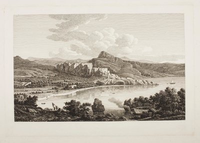 Aussicht auf die Ruinen von Karthaea auf der Insel Keos von Johann Christian Reinhart
