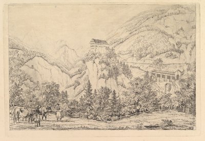 St. Georgsberg bei der Schweiz in Tirol, nach Klein von Johann Christoph Erhard