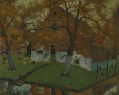 Bauernhof in der Provinz Nordholland von Johann Eduard Karsen