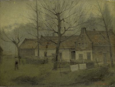 Häuser in einem Dorf von Johann Eduard Karsen