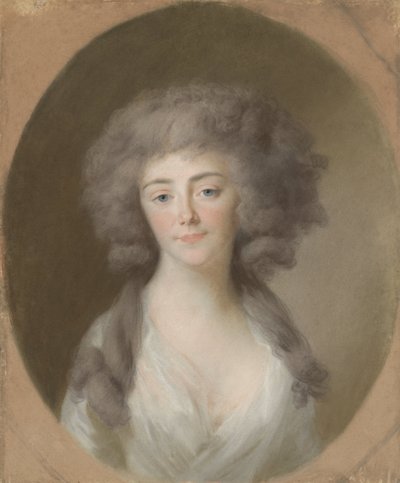 Louisa Isabella Alexandrina Augusta von Kirchberg (1772-1827). Ehefrau von Frederik Willem, Fürst von Nassau-Weilburg, und Schwägerin von Augusta Maria Carolina von Nassau-Weilburg von Johann Friedrich August Tischbein