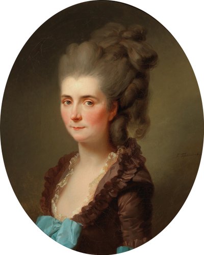 Porträt der Marquise de Chambray, geb. Vernier de Joyencourt, 1776 von Johann Friedrich August Tischbein