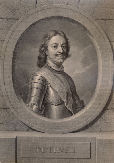 Peter der Große, Zar von Russland von Johann Friedrich Bause