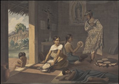 Eine Sammlung von Waldecks Originalkunstwerken aus Mesoamerika, Box 10 von 22 von Johann Friedrich Maximilian von Waldeck