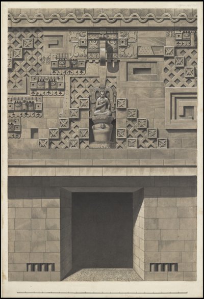 Eine Sammlung von Waldecks Originalkunstwerken von Mesoamerika, Box 17 von 22 von Johann Friedrich Maximilian von Waldeck
