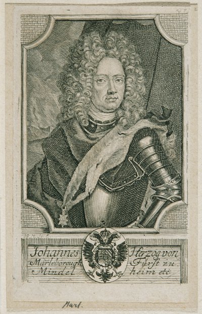 John Churchill Herzog von Marlborough von Johann Georg Mentzel
