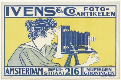 Werbeplakate für Ivens & Co und Guy de Coral & Co von Johann Georg van Caspel