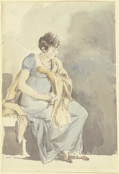 Sitzende Frau von Johann Georg von Dillis