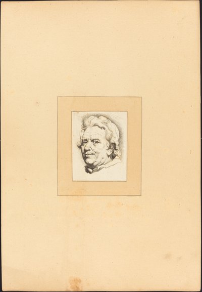 Kopf eines Mannes von Johann Gottlieb Prestel after Anton Joseph Prenner