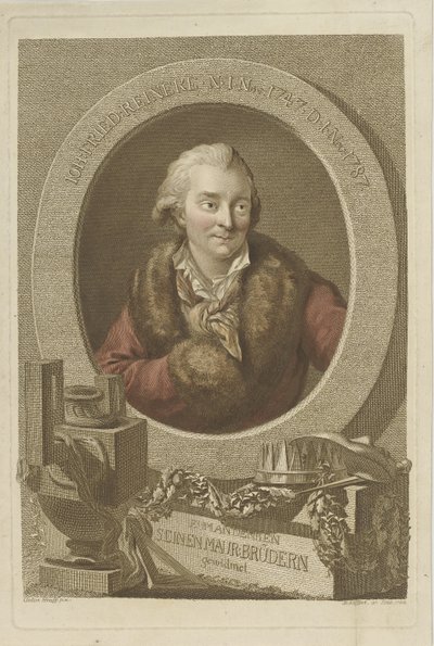 Porträt von Johann Friedrich Reinecke 1745-1787, 1788 von Johann Gottlob Seyffert