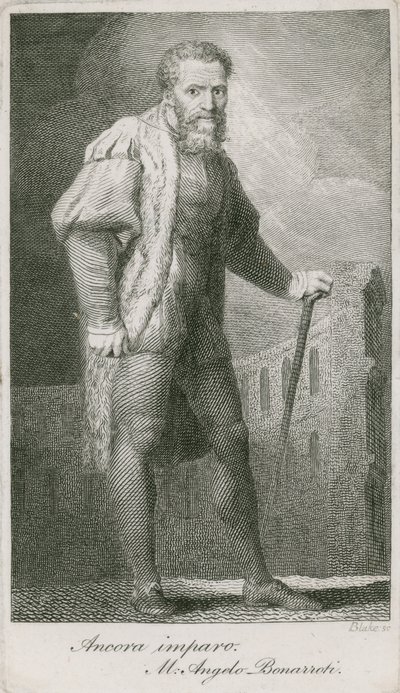 Michelangelo Buonarroti von Johann Heinrich Füssli